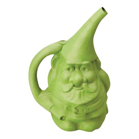 GRANDOLDGARDEN 1.5 gal Resin Gnute Gnome Watering Can, Green GR1682277
